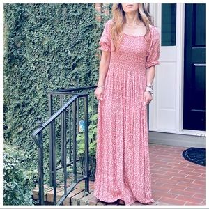 MADE IN ITALY BEAUTIFUL FLORAL MAXI DRESS